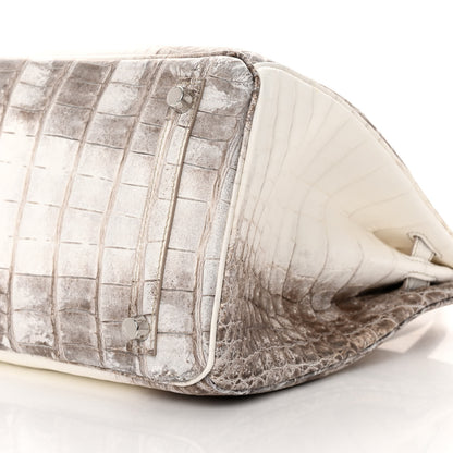 Hermes Matte Niloticus Crocodile Himalaya Birkin 30 Blanc 9 of 12