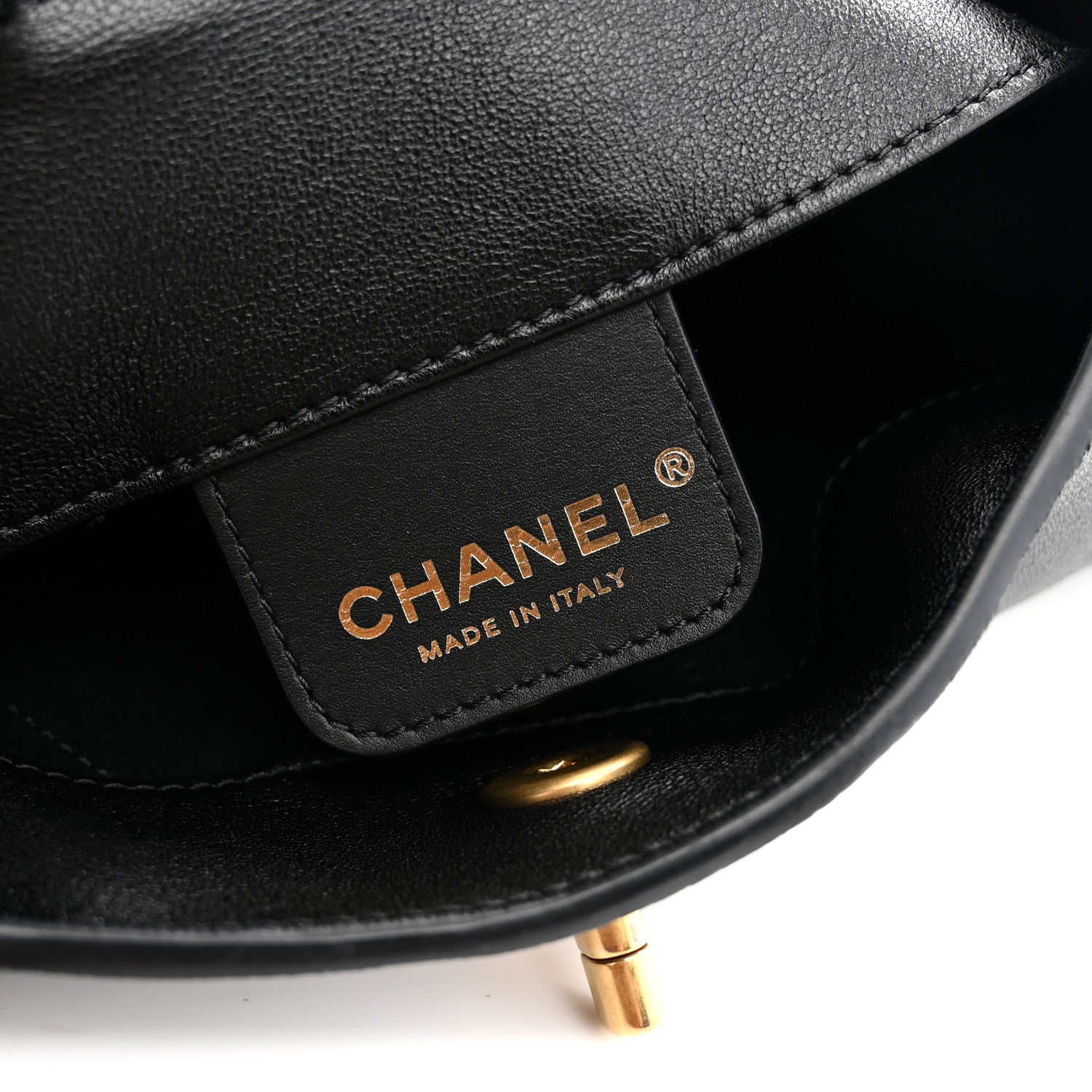 Chanel Shiny Lambskin Quilted Medium Hobo Black 6 of 11