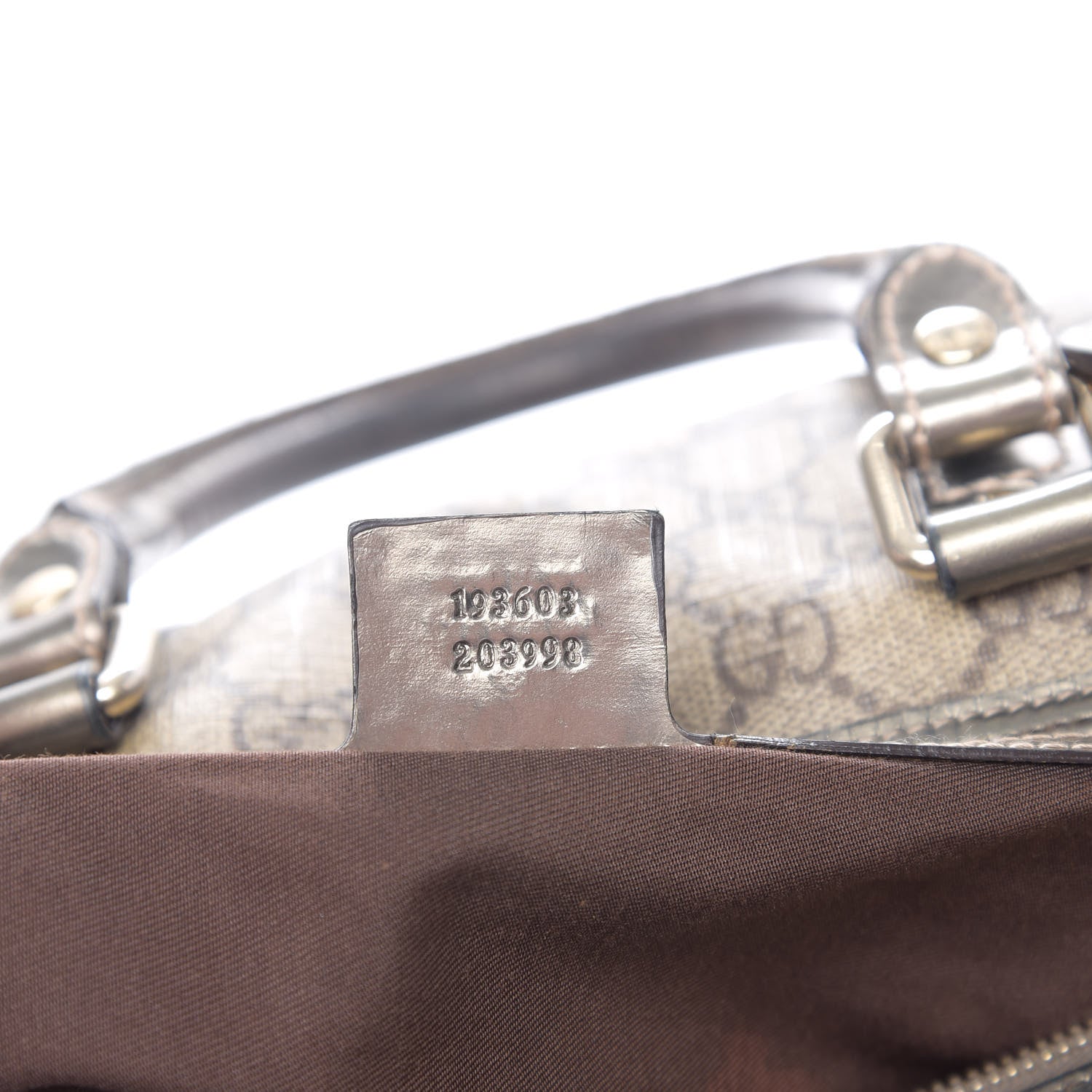 Gucci GG Plus Monogram Medium Joy Boston Pewter 6 of 16