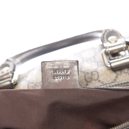 Gucci GG Plus Monogram Medium Joy Boston Pewter 6 of 16