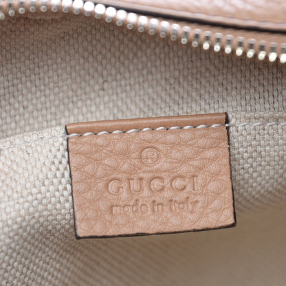 Gucci Pebbled Calfskin Small Soho Disco Bag Camelia 6 of 7