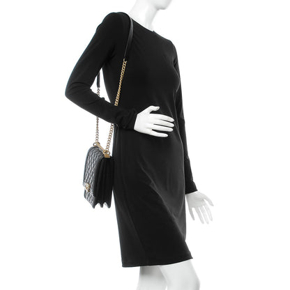 Chanel Caviar Quilted North South Boy Flap Black 2 of 7