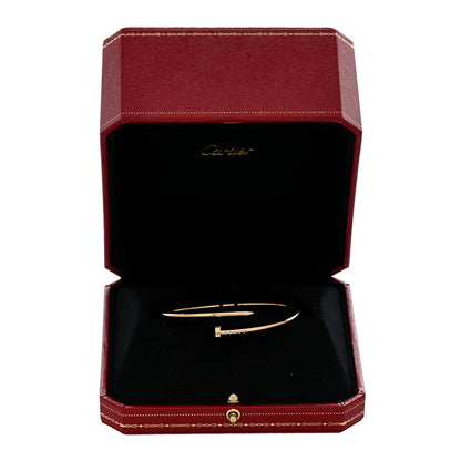 Cartier 18K Yellow Gold Small Juste Un Clou Bracelet 18 3 of 4
