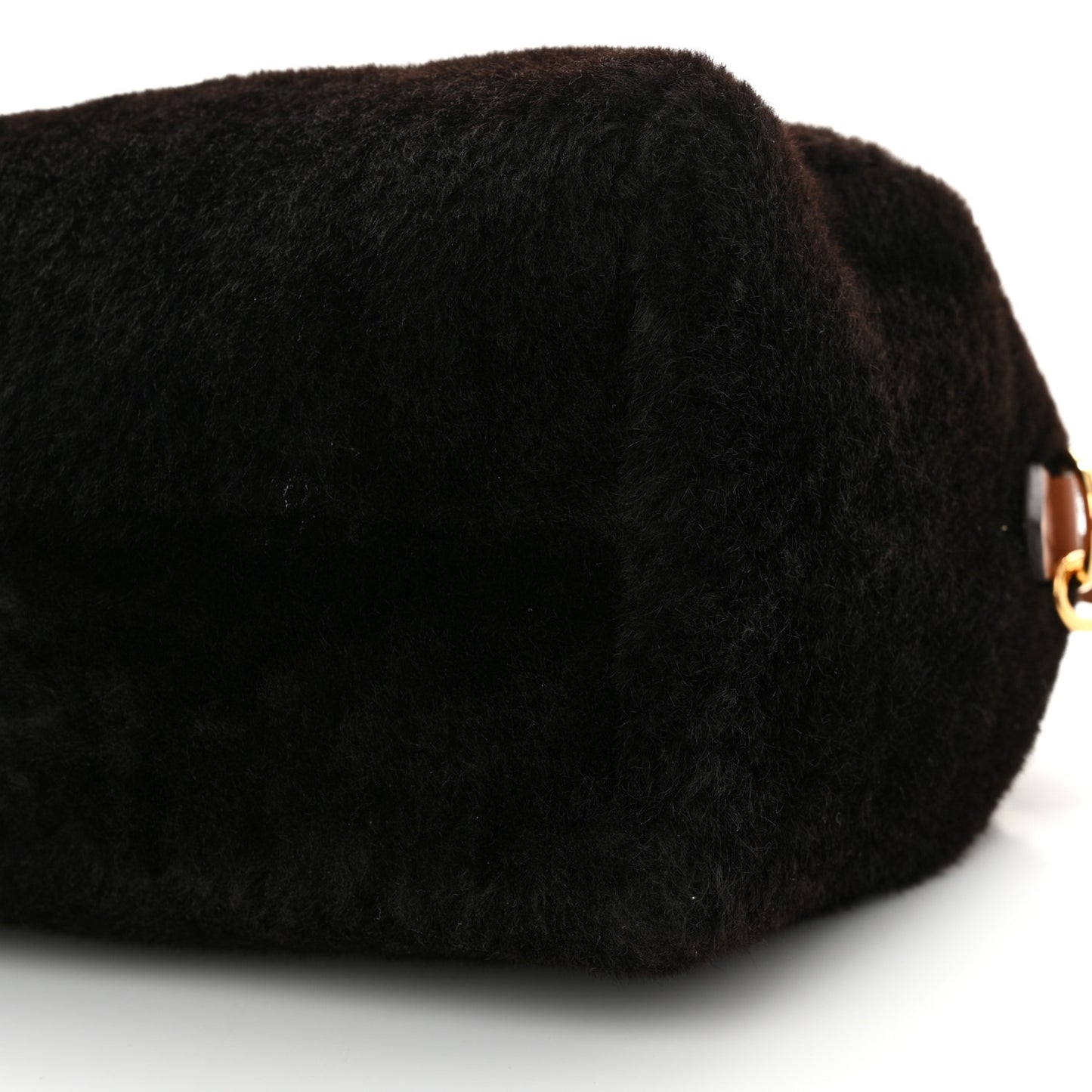 Shearling Monogram LV Ski Cozygram Speedy Bandouliere 25 Chocolate Cream