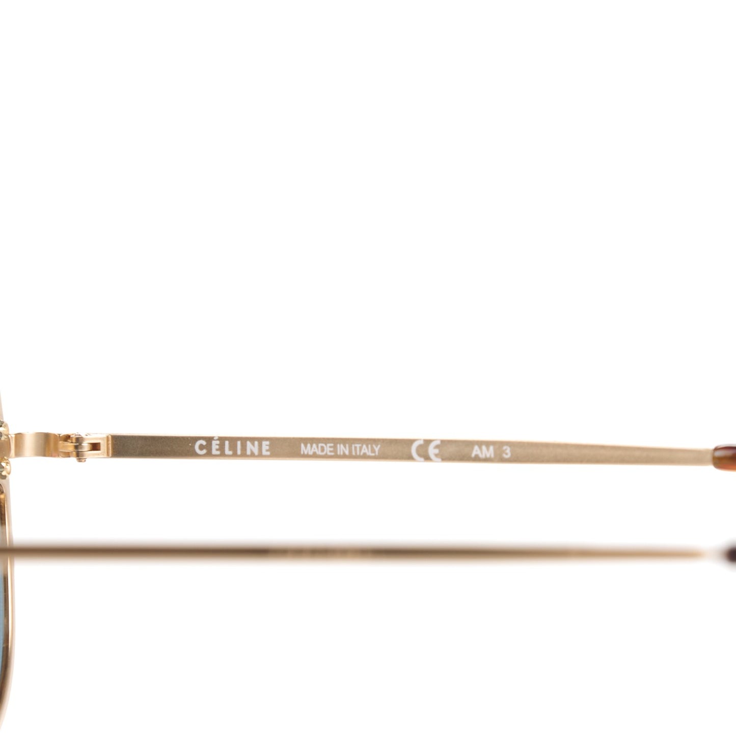 Acetate Mirror Aviator Sunglasses CL41391/S Gold