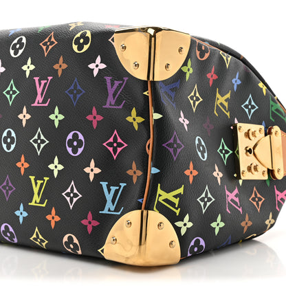 Louis Vuitton Monogram Multicolor Speedy 30 Black 8 of 11