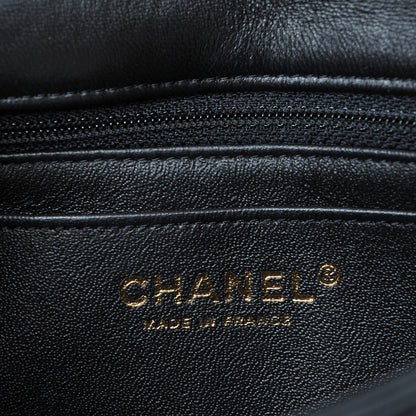 Chanel Lambskin Quilted Mini Rectangular Flap Black 6 of 8