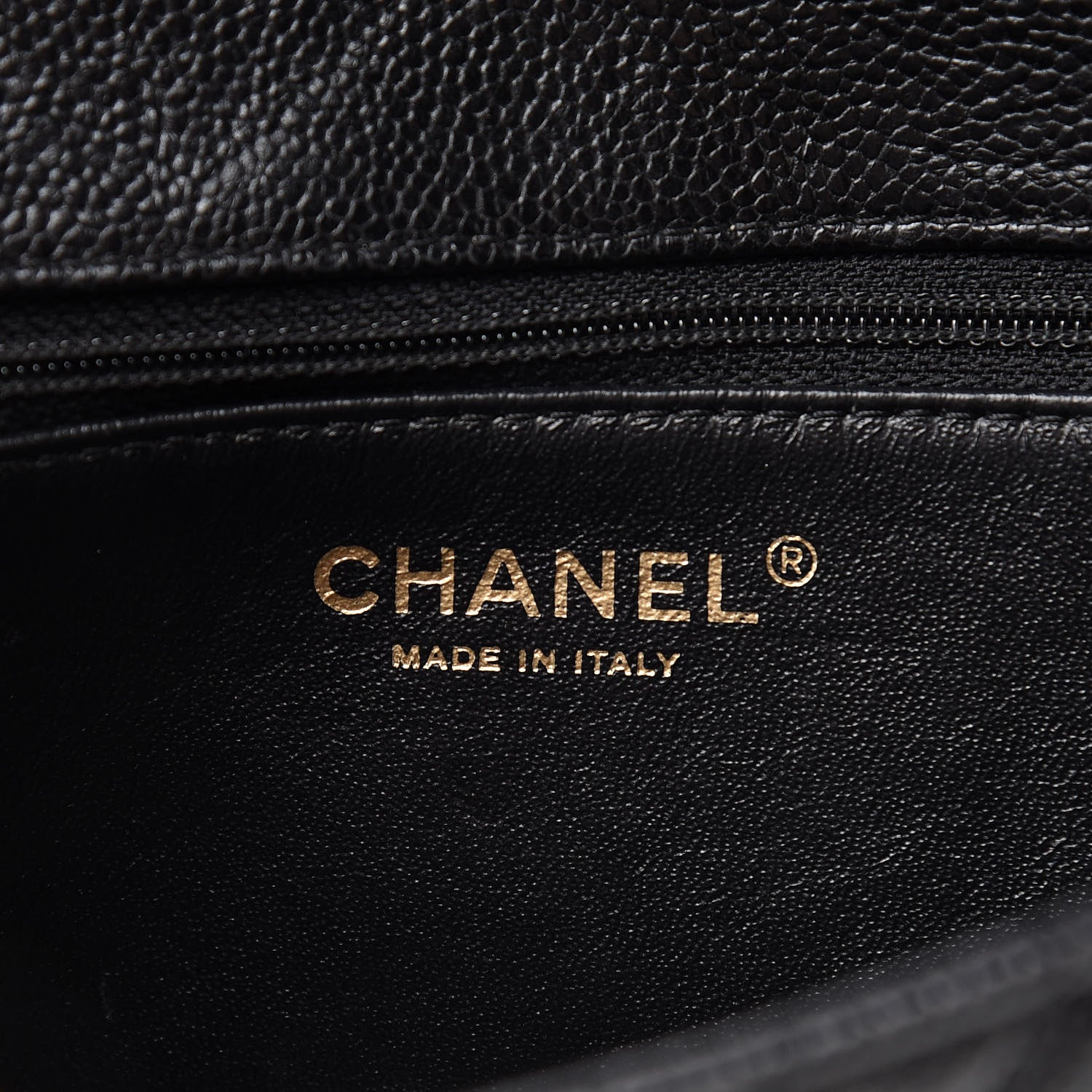Chanel Crumpled Grained Calfskin Small Flap Black 6 of 11