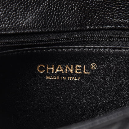 Chanel Crumpled Grained Calfskin Small Flap Black 6 of 11