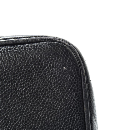 Chanel Caviar Quilted Medallion Tote Black 26 of 27