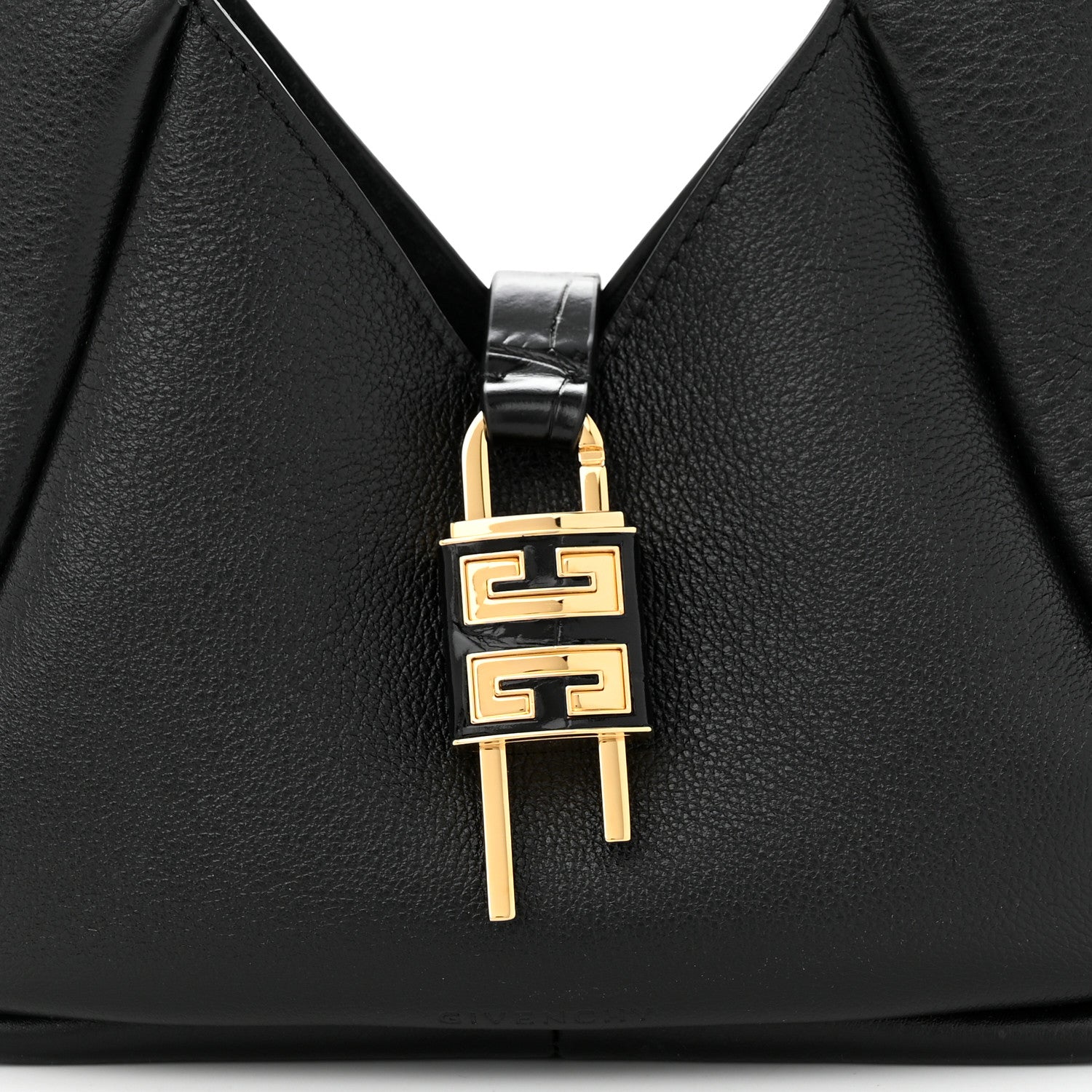 Givenchy Grained Calfskin Mini G-Lock Hobo Black 7 of 10