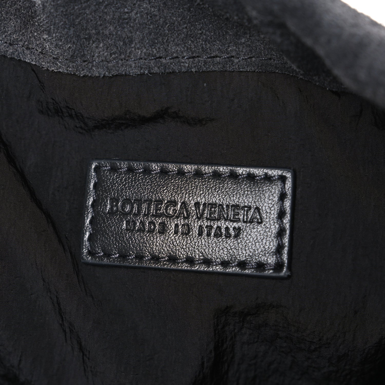 Bottega Veneta Suede Calfskin Intrecciato Medium Dustbag Grey 6 of 11