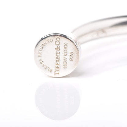 Tiffany Sterling Silver Return to Narrow Circle Edge Cuff Bracelet 4 of 6