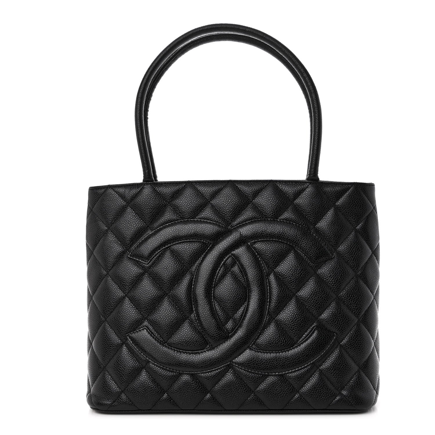 Chanel Caviar Quilted Medallion Tote Black 1 of 11