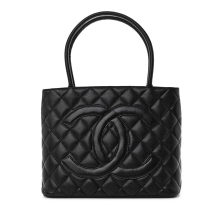 Chanel Caviar Quilted Medallion Tote Black 1 of 11