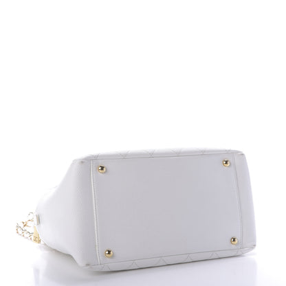 Chanel Caviar Quilted Petit Timeless Tote PTT White 4 of 11