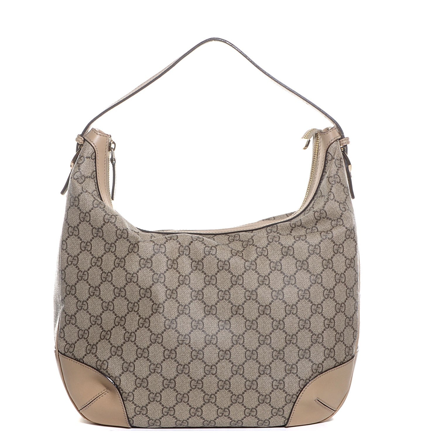 Gucci GG Supreme Monogram Medium Nice Hobo Beige 1 of 9