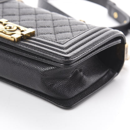 Chanel Caviar Quilted Small Boy Flap Black 6 of 8
