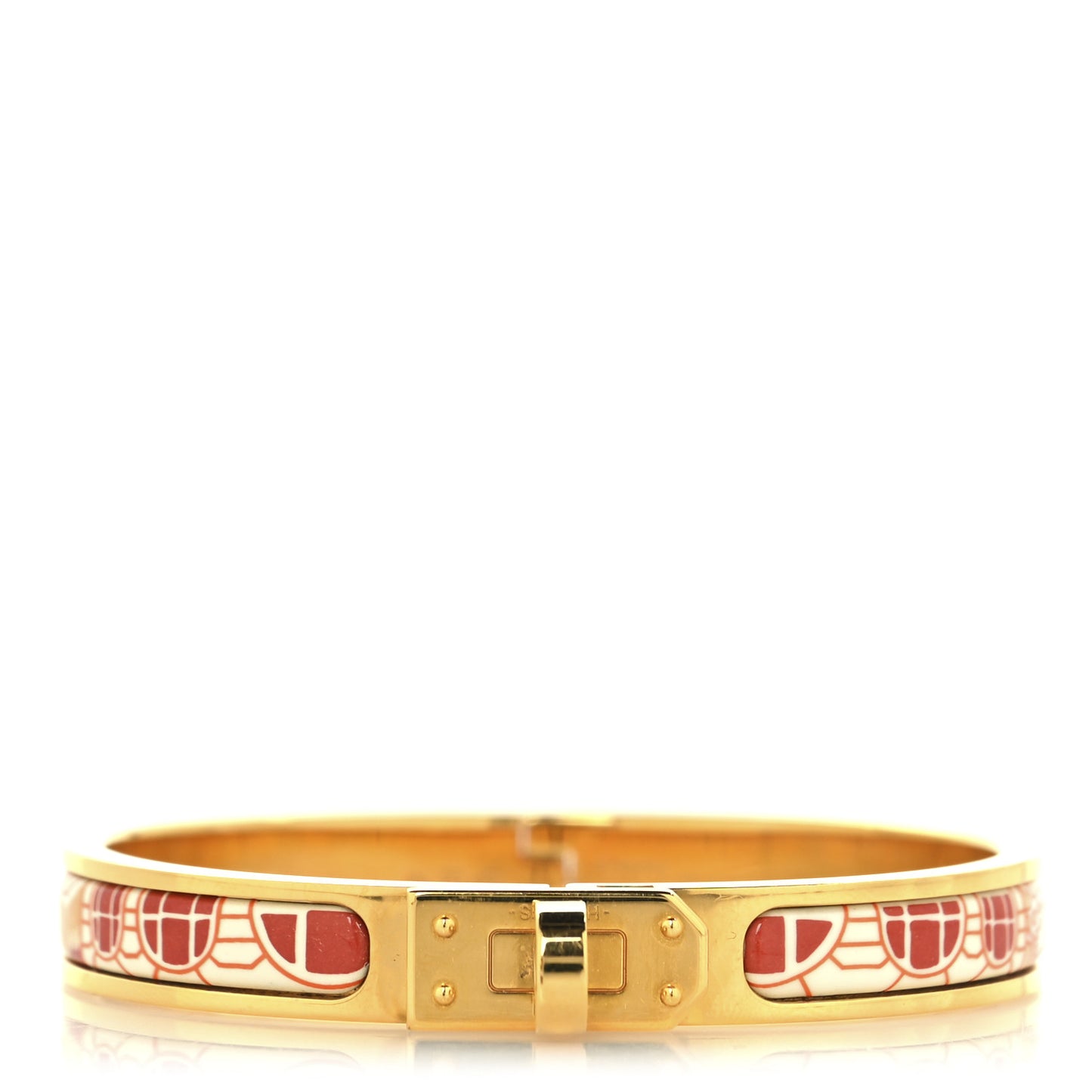 Enamel Printed Faubourg City Mini Clic Kelly Bracelet Etendard