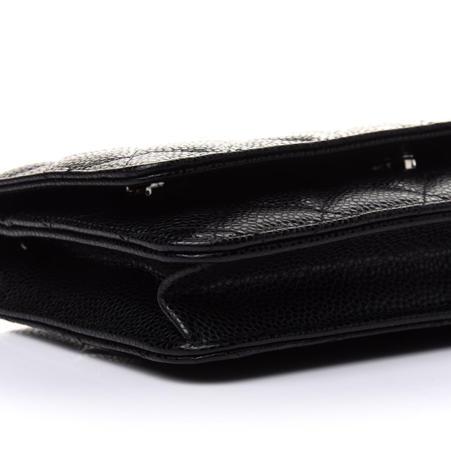 Chanel Caviar Quilted Wallet On Chain WOC Black 10 of 12