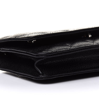 Chanel Caviar Quilted Wallet On Chain WOC Black 10 of 12