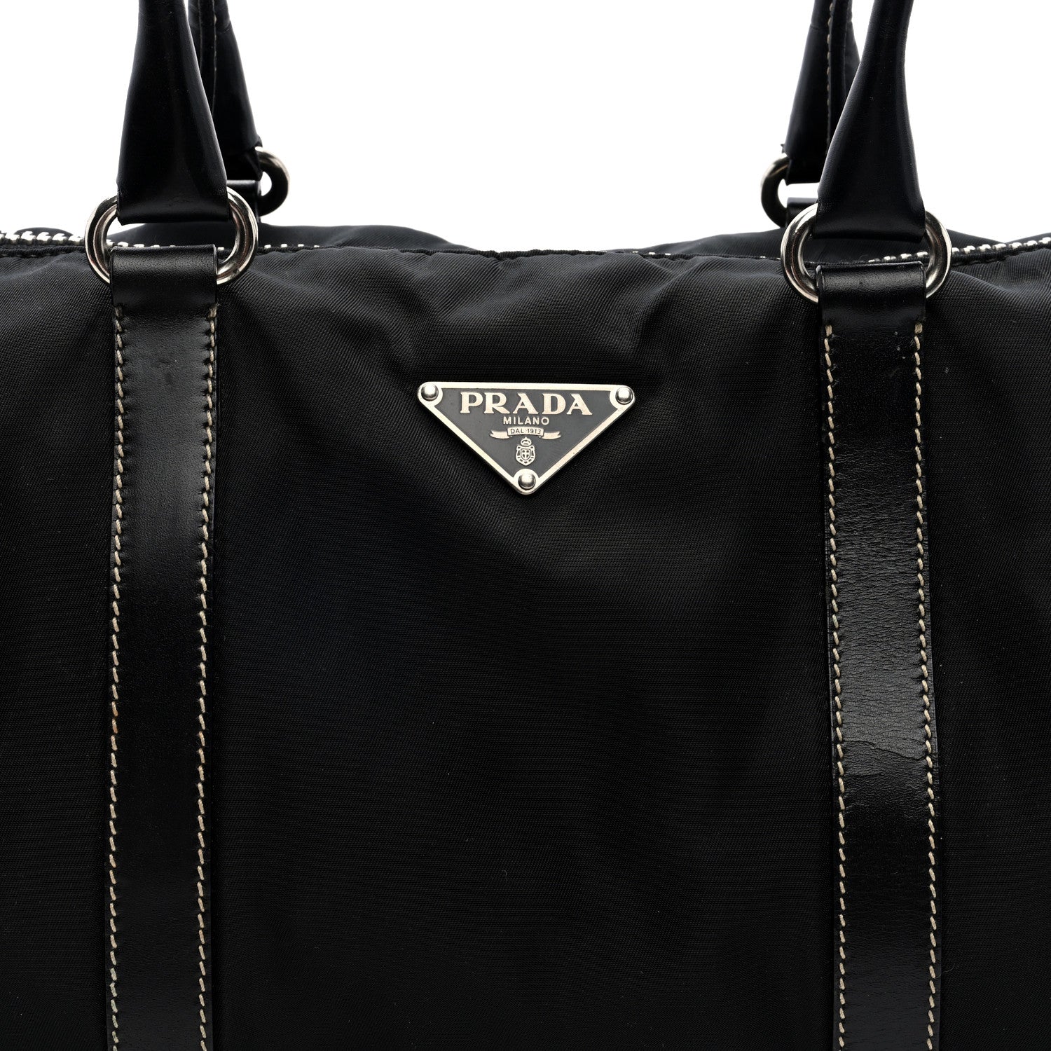 Prada Tessuto Nylon Bauletto Black 7 of 9