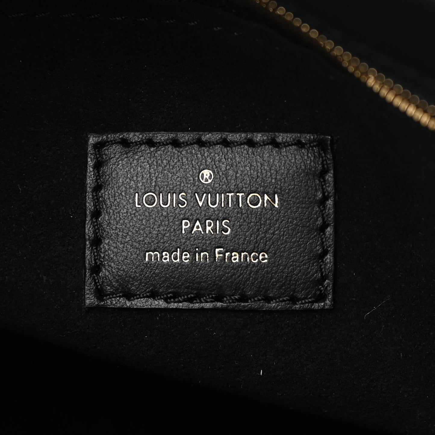 Calfskin Monogram On My Side PM Black