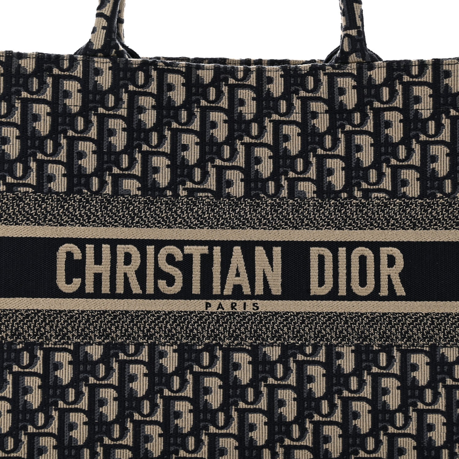 Christian Dior Oblique Medium Book Tote Blue Multicolor 8 of 11