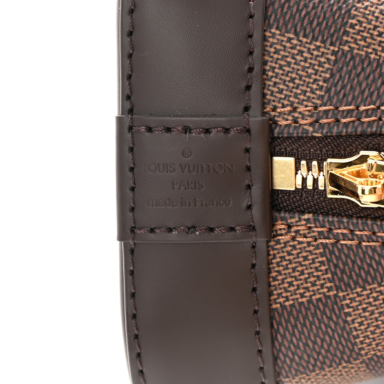 Louis Vuitton Damier Ebene Alma BB 6 of 10