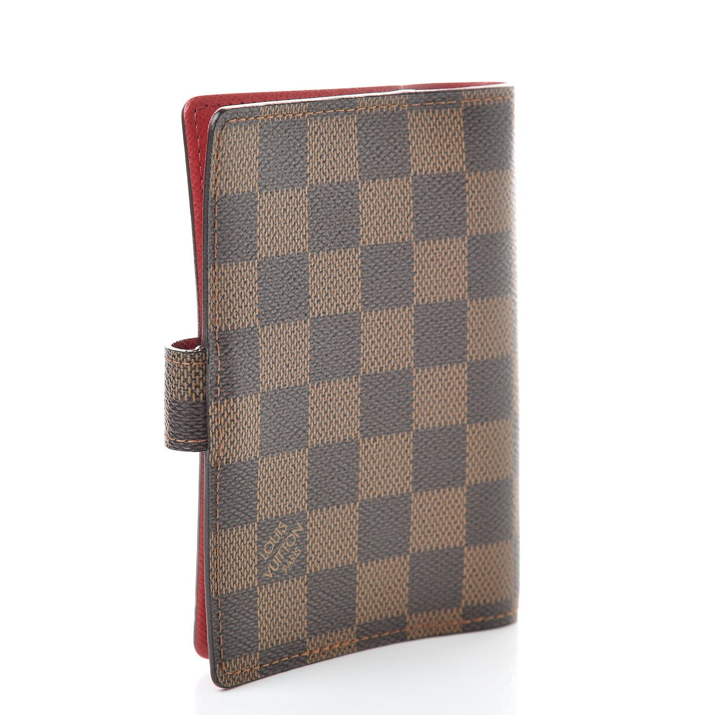 Damier Ebene Koala Small Ring Agenda Cover Red