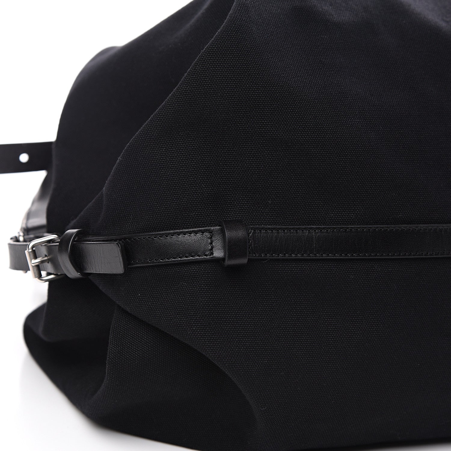Saint Laurent Canvas ID Shopping Bag Black 7 of 8