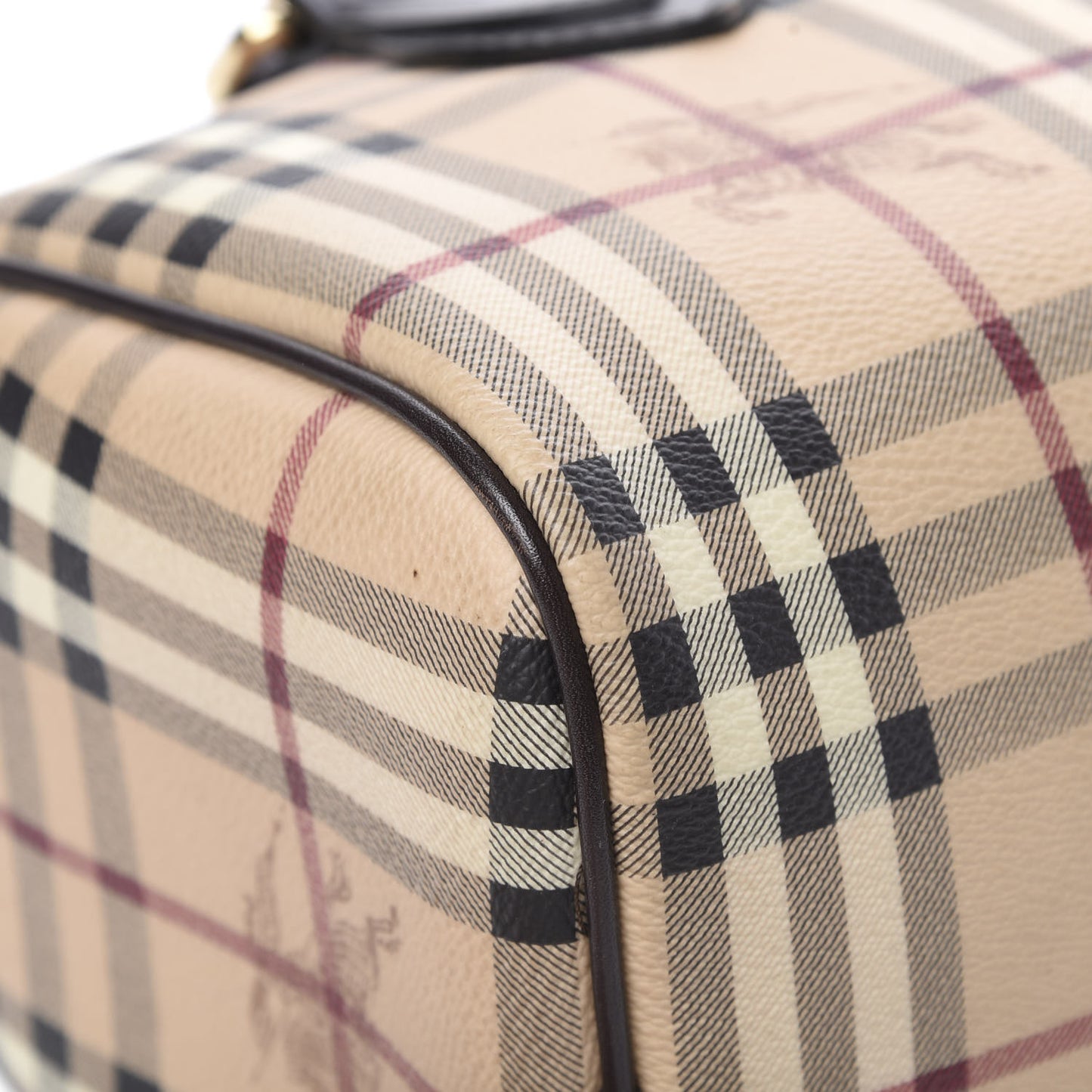 Haymarket Check Small Chester Bowling Bag Chocolate