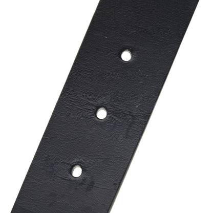 Gucci Selleria Calfskin Mens Interlocking G 37mm Belt 95 38 Black 4 of 6