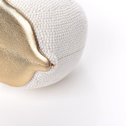 Judith Leiber Swarovski Crystal Polar Bear Minaudiere Clutch White 13 of 18