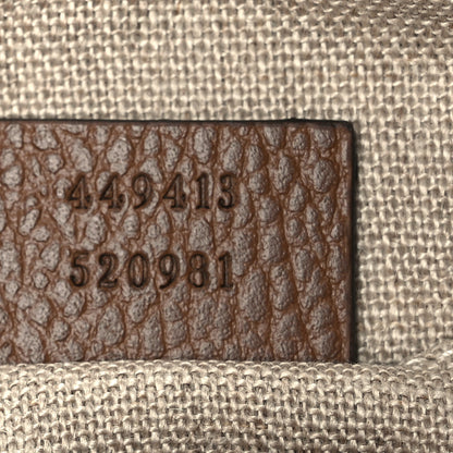 Gucci Monogram Mini Bree Messenger Bag Beige Tabacco 7 of 11