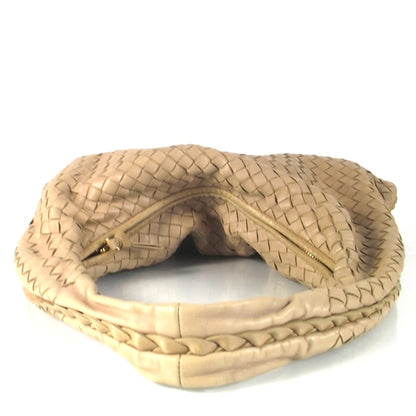 Bottega Veneta Leather Woven Hobo Camel 4 of 7