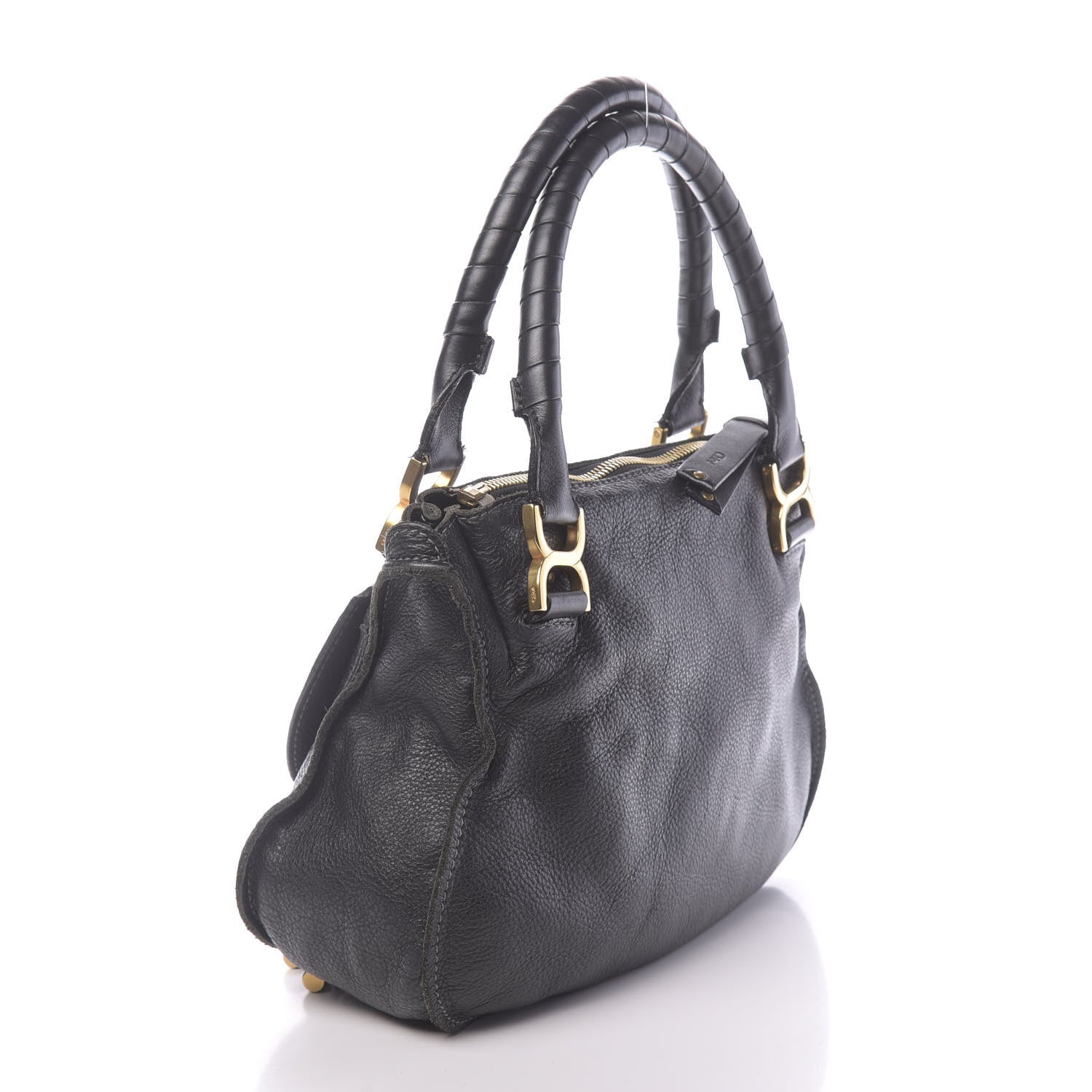 Chloe Calfskin Medium Marcie Satchel Black 3 of 12