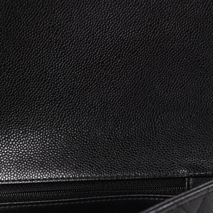 Chanel Caviar Quilted Flap Clutch Black 8 of 8