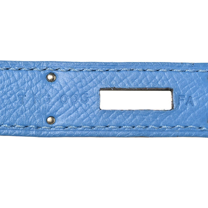 Hermes Epsom Kelly Sellier 28 Bleu Paradise 6 of 13