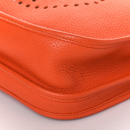 Hermes Taurillon Clemence Evelyne III PM Feu 10 of 10