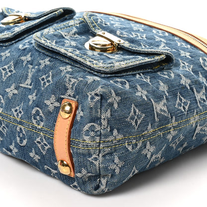 Louis Vuitton Denim Baggy GM Blue 9 of 9