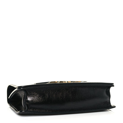 Christian Dior Crinkled Patent Lambskin Dio(r)evolution Top Handle Flap Bag Black 5 of 17