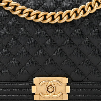 Chanel Caviar Quilted New Medium Boy Flap Black 8 of 13