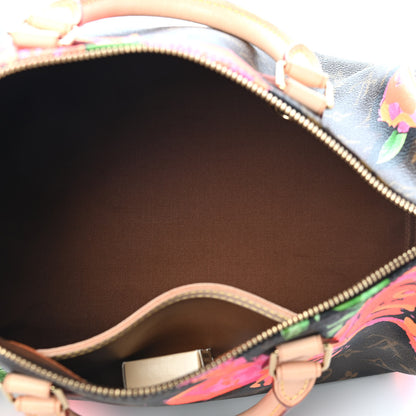 Louis Vuitton Monogram Roses Speedy 30 5 of 9