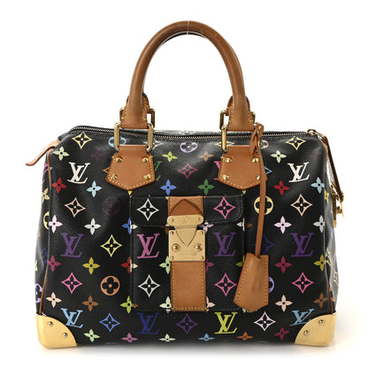 Louis Vuitton Monogram Multicolor Speedy 30 Black 1 of 9
