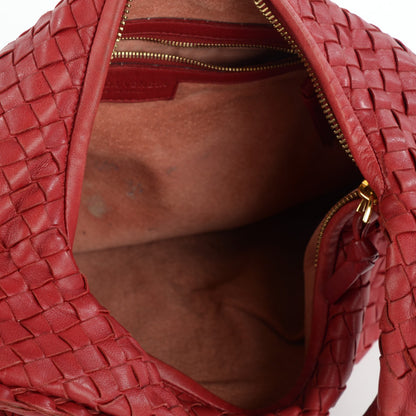 Bottega Veneta Nappa Intrecciato Medium Veneta Hobo Carmine 5 of 8
