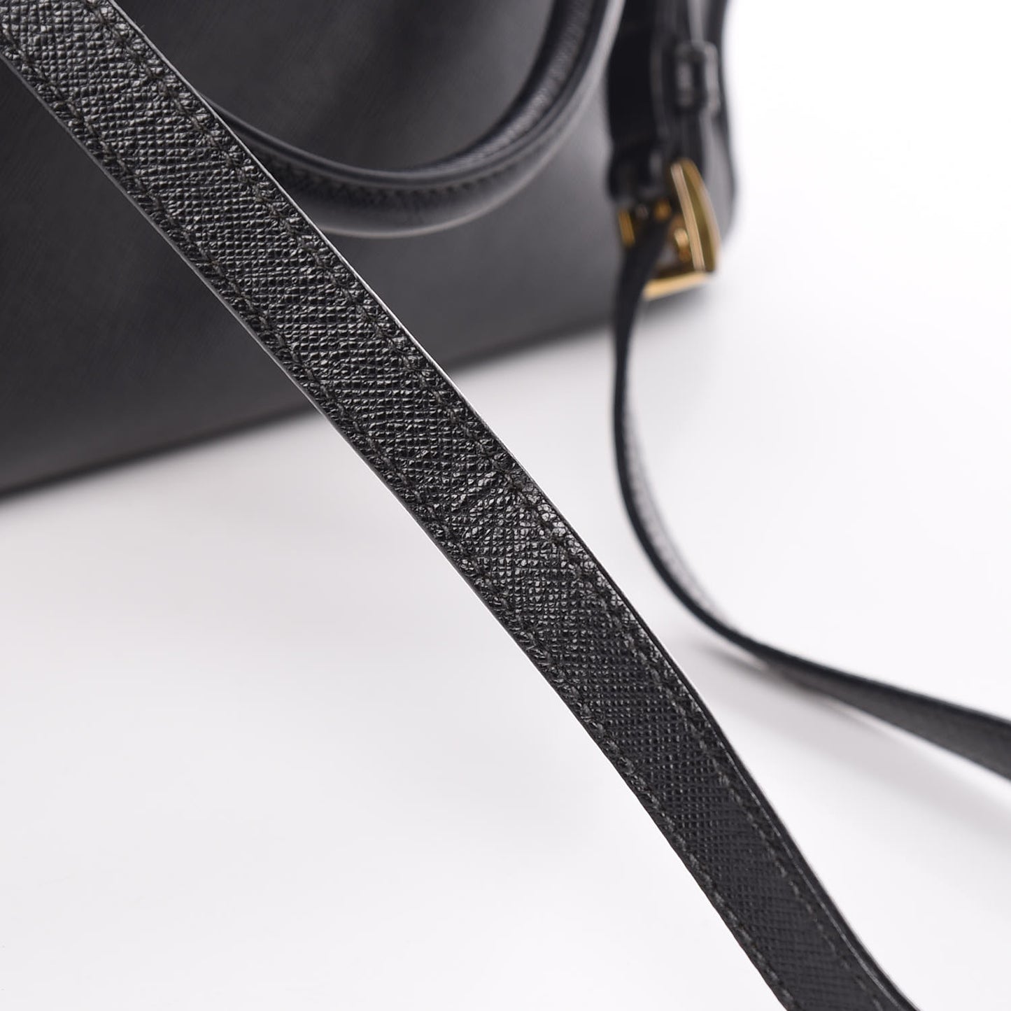 Saffiano Small Galleria Double Zip Tote Black