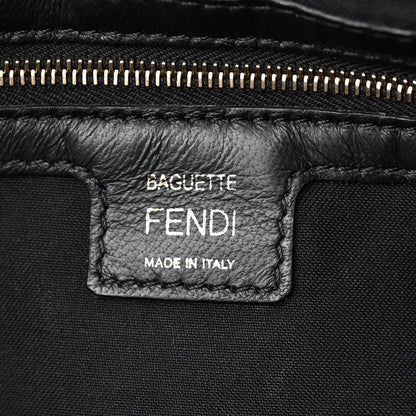 Fendi Nappa FF 1974 Embossed Baguette Black 5 of 7