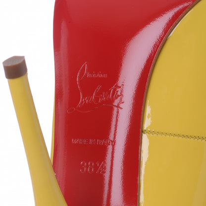 Christian Louboutin Patent Batignolles 120 Pumps 38.5 Canari 6 of 7