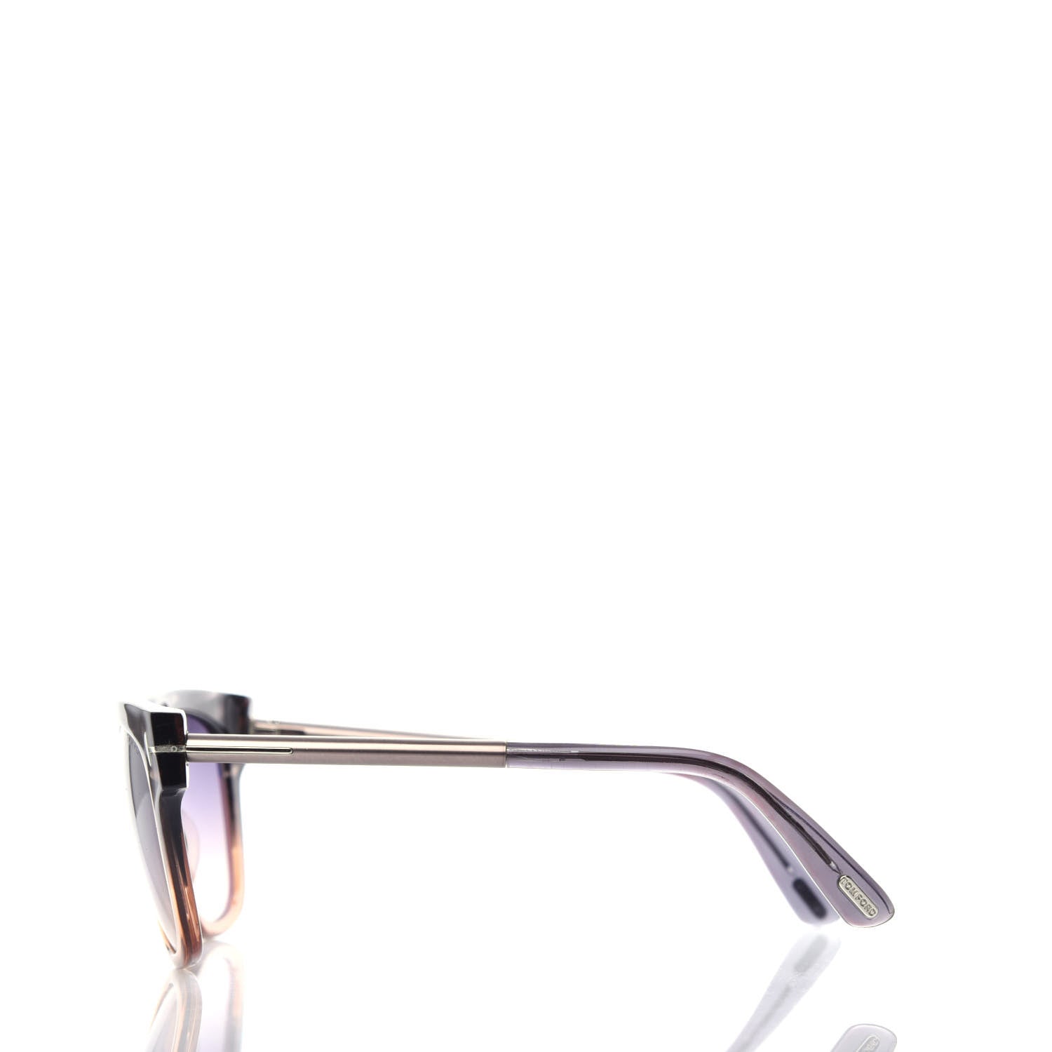Tom Ford Acetate Tracy Sunglasses TF436 Grey Peach 3 of 8